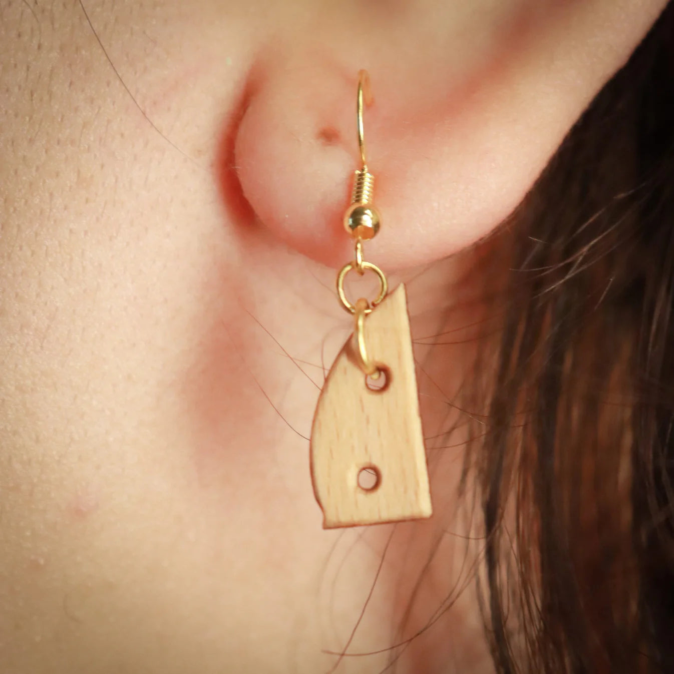 Clay Tool Earrings - Ribs - by Stoic Clay Tools