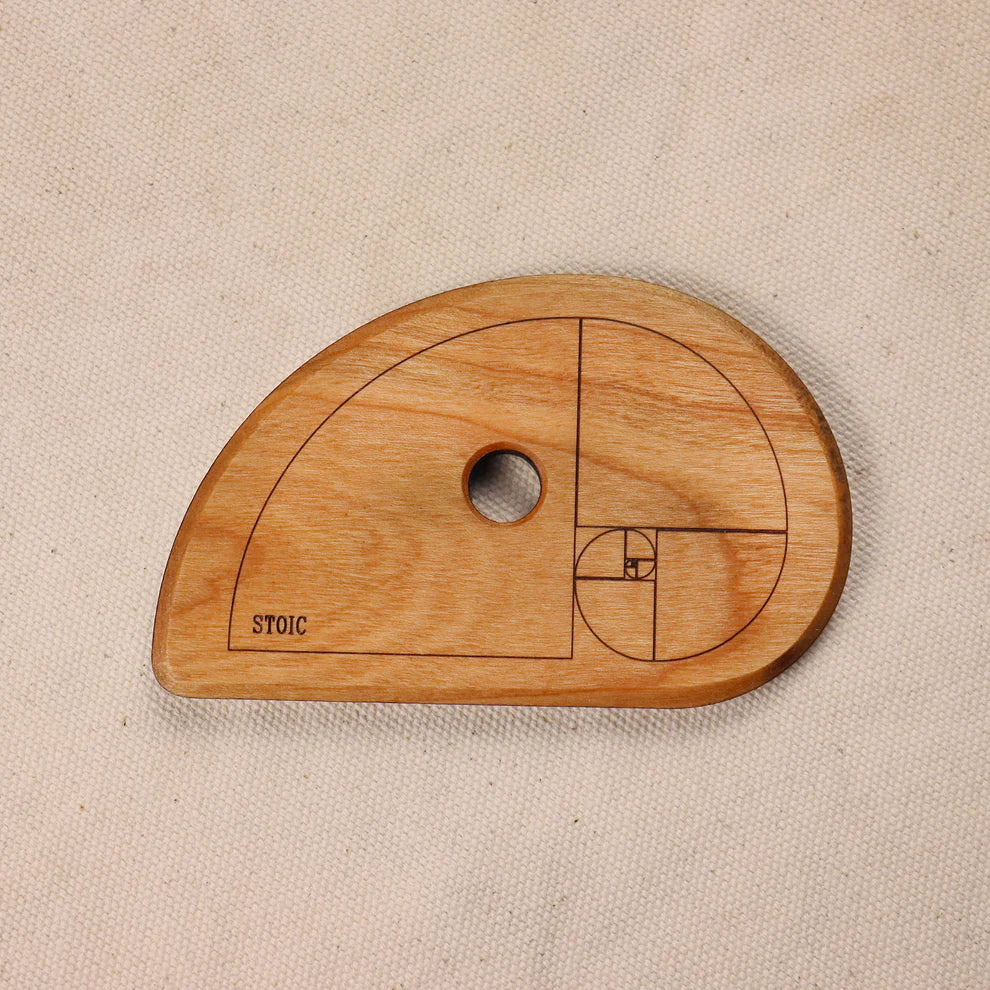 Clay Tool - Phi Kidney Rib - by Stoic Clay Tools